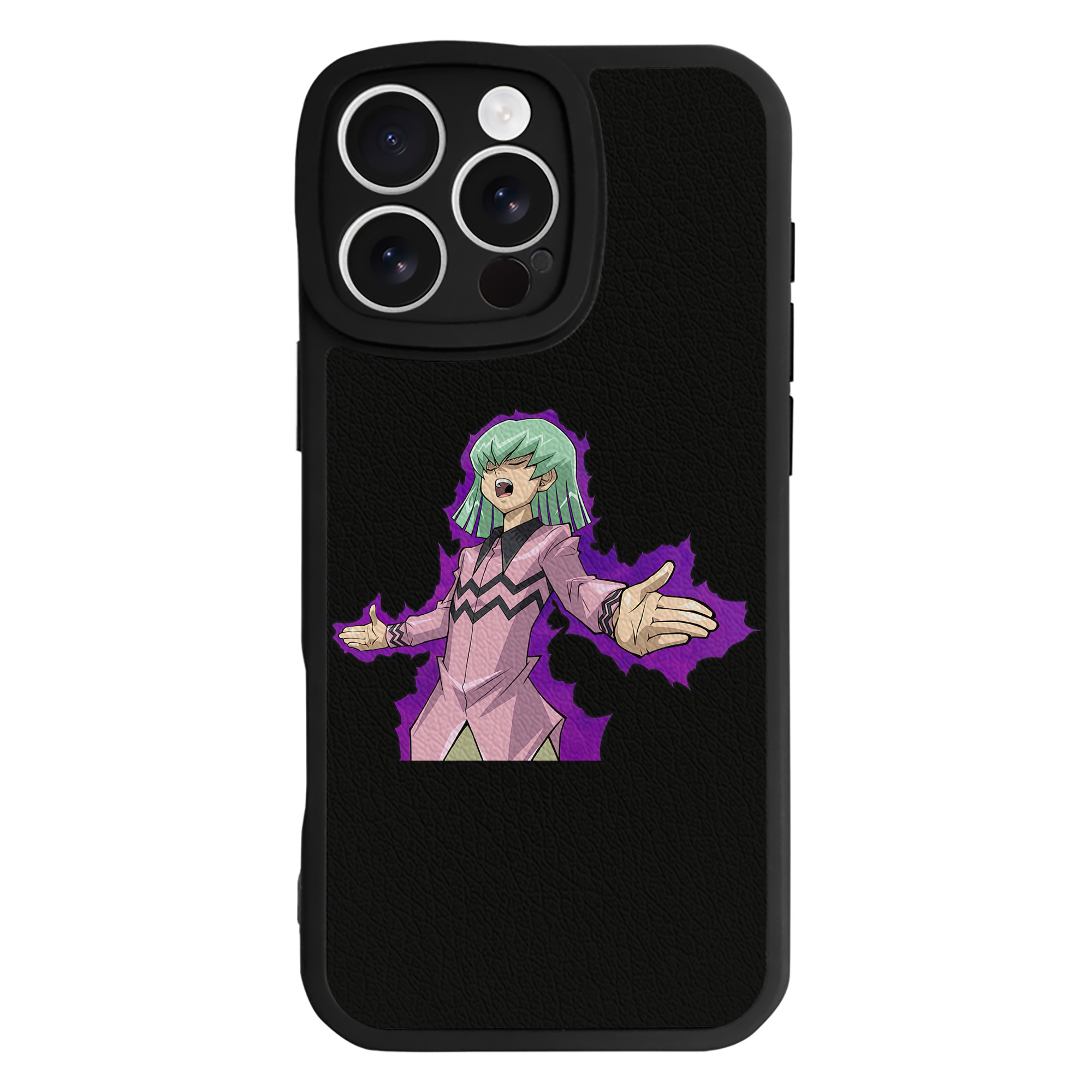 遊☆戯☆王 Yu-Gi-Oh! 【iPhone 16シリーズ対応】シリコンスマホケース（レザー調） 材質：シリコン